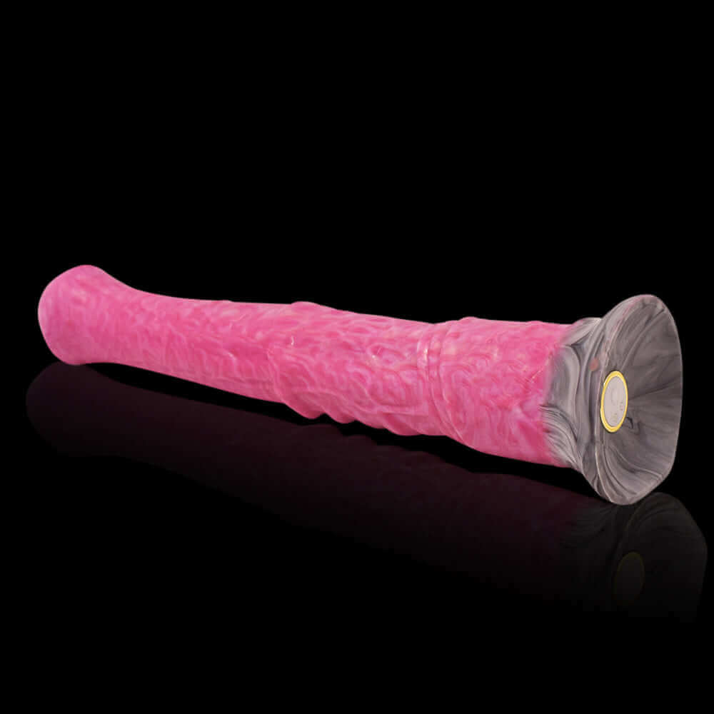 Punch Pink Vibrating Horse Dildo - Marengo