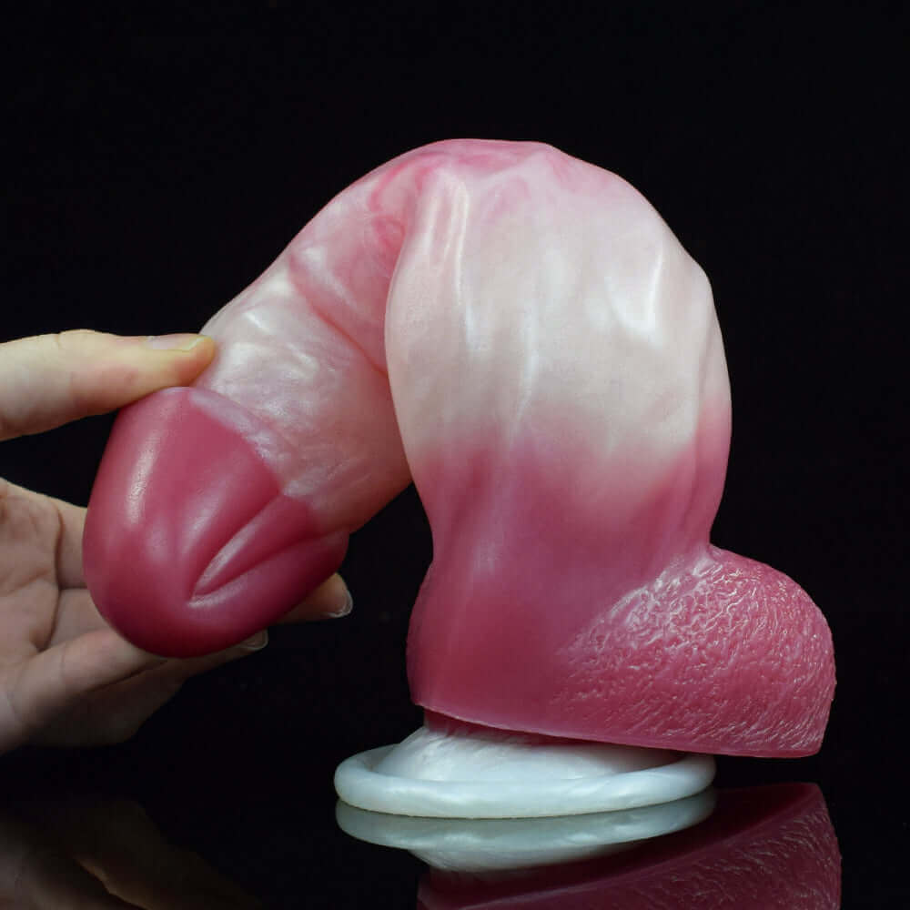 Deep Pink Dragon Dildo - Elliot