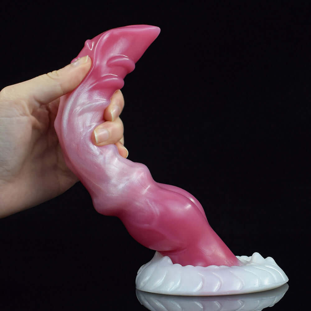 Deep Pink Dragon Dildo - Ghidorah