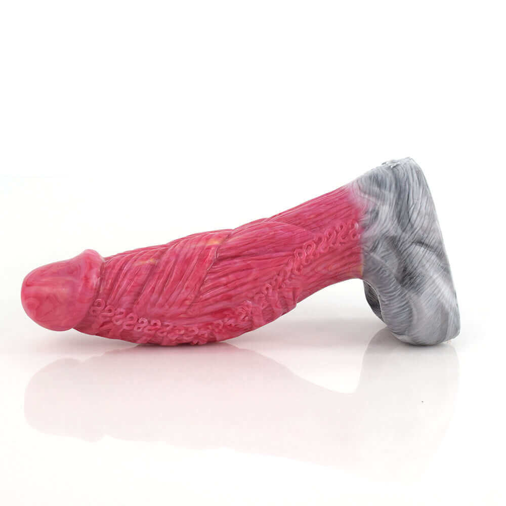 Punch Pink Dragon Dildo - Silver Dragon